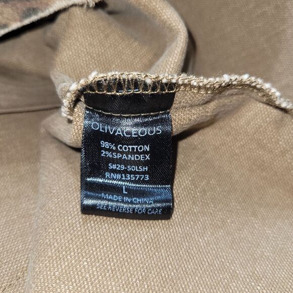 NWT Olivaceous Leopard Print Skirt - Picture 9 of 9